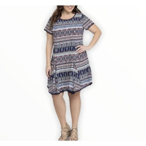 torrid Dresses & Skirts - NWT Torrid Women’s Size 2 Midi Dress Challis Tapestry Boho Summer Festival Plus